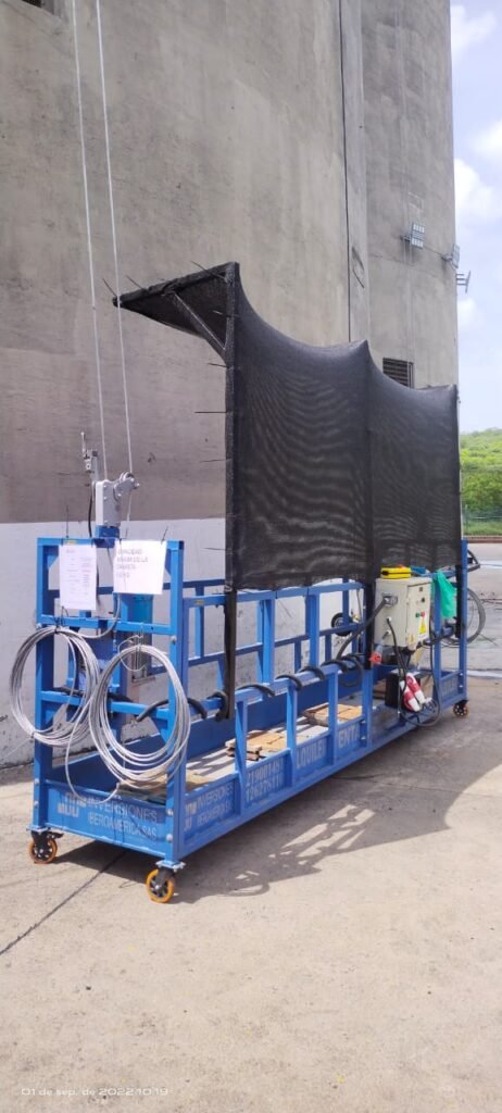 Andamios y Obra Civil en Colombia | CYMS Andamio electrico